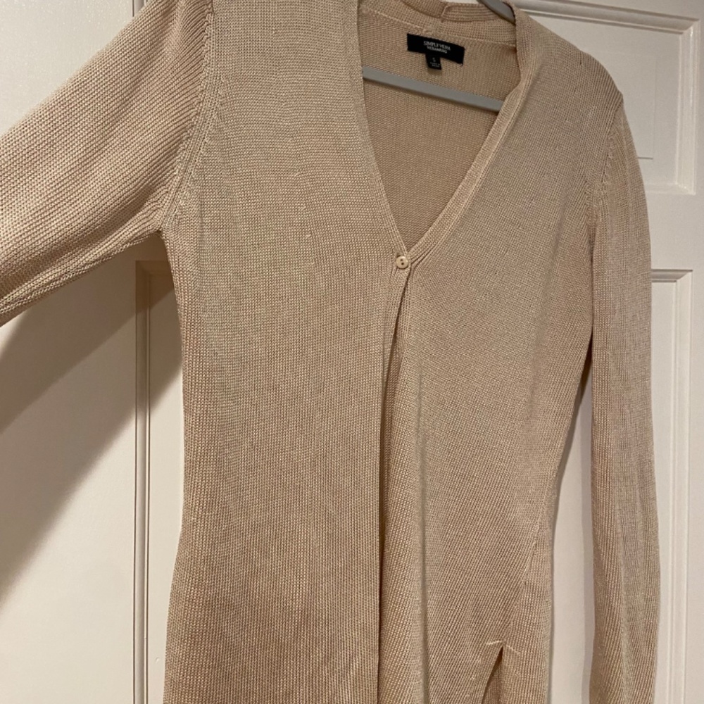 Simply Vera Wang Size Small Cardigan - Silky Button-Up - Picture 7 of 11